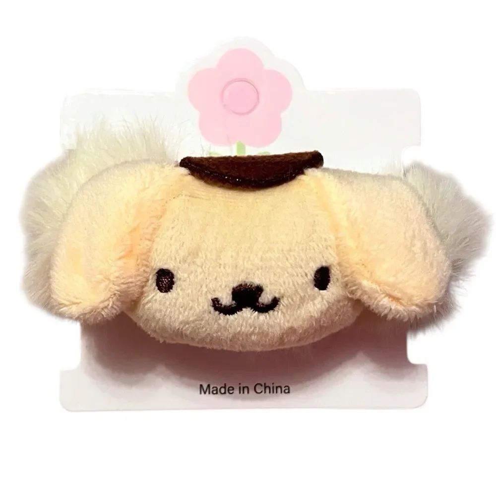 🤯5/$25🤯 Yellow Pompompurin Furry Hair Scrunchie